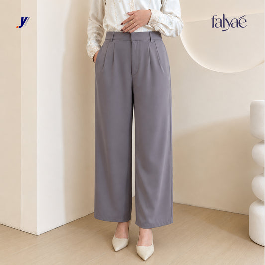 FALYAE - Nara Loose High Waist Pants Taupe | Celana Formal Wanita | Celana Kerja Wanita (Copy) (Copy) (Copy) (Copy) (Copy)