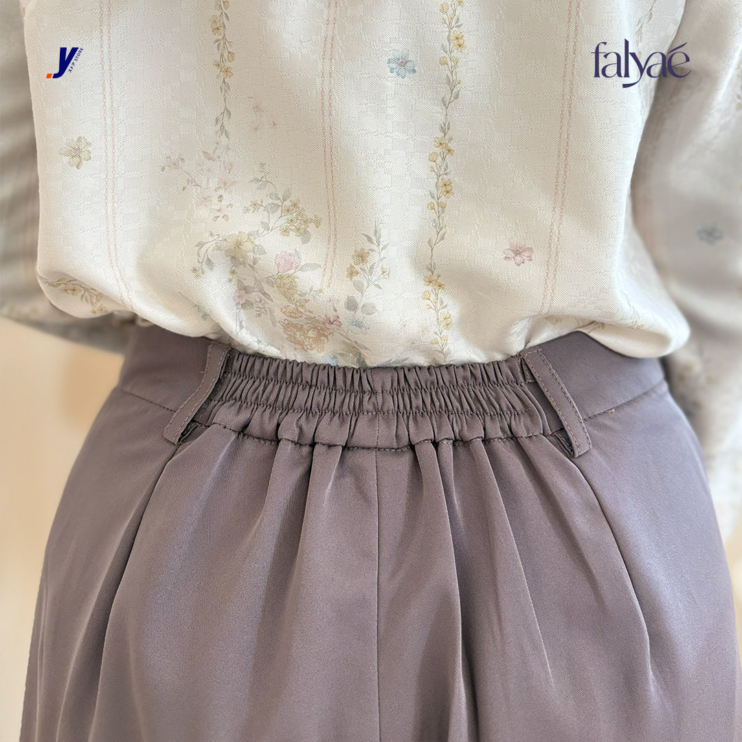 FALYAE - Nara Loose High Waist Pants Taupe | Celana Formal Wanita | Celana Kerja Wanita (Copy) (Copy) (Copy) (Copy) (Copy)