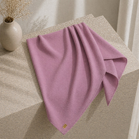 Hijab Square Lavender hijab muslim premium wanita tampak atas — First Hijab Collection Falyae